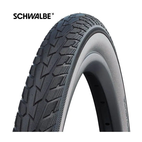 Schwalbe Road Cruiser 47-622 (28x1,75) Black White Reflex