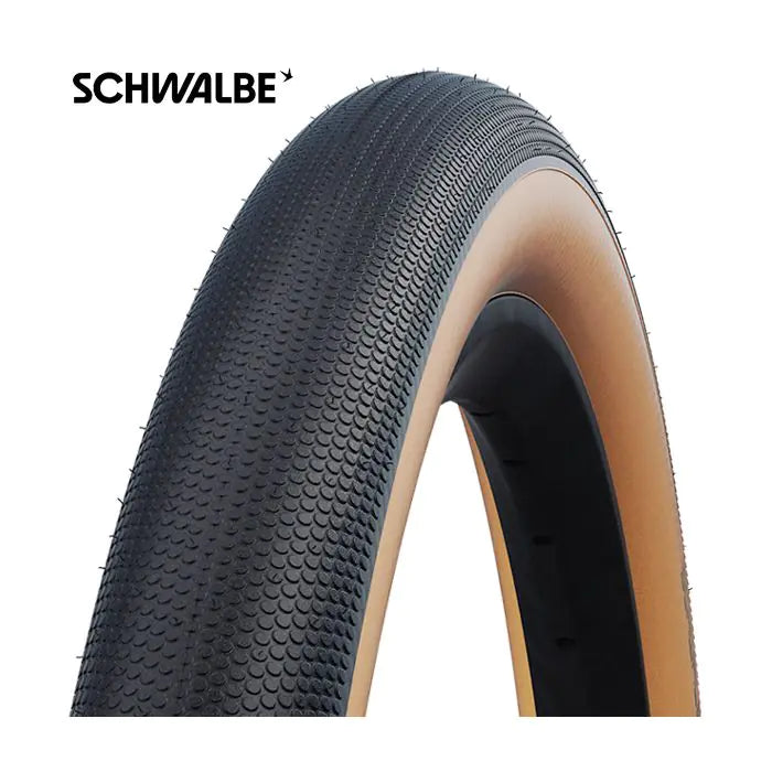 Schwalbe g-one speed 27,5x2,00 650bx50 (50-584) foldbar ydeevne line addix bronze sidevæg