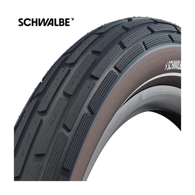 Schwalbe clincher fat frank active 50-622 +r sort kaffe
