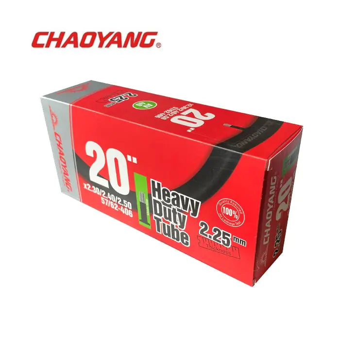 Chaoyang 20x2,3 2,5 (55 62-406) kraftigt indvendigt rør 2,25 mm og 40 mm til ladcykler y050702+2