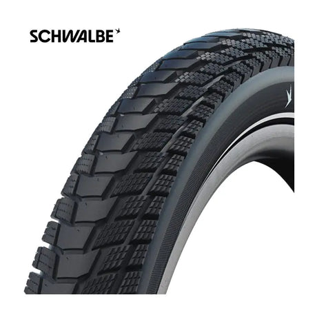 Schwalbe pickup - kablet - addix e - super forsvar - 20x2,15 - sort + refleks