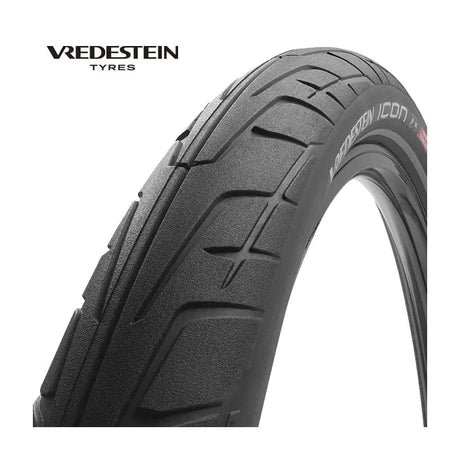 Vredestein 28x2,20 (55-622) ikon sort reflekstråd 28681
