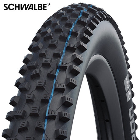 Foldningsbånd Schwalbe Rocket Ron Super Ground 27,5 x 2,25 57-584 mm - Sort