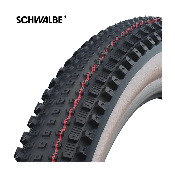 Schwalbe rick xc pro evo speed tlr dæk - gennemsigtig sidevæg 2.25