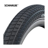 Schwalbe clincher motion super moto-x 62-406 +r sort