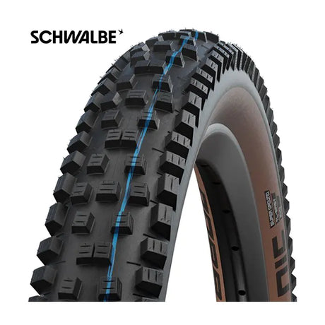 Foldningsbånd Schwalbe Nic Nic Super Ground 27,5 x 2,40 62-584 mm - Bronze sidevæg