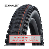 Foldningsbånd Schwalbe Big Betty Super Gravity 29 x 2,40 62-622 mm - sort