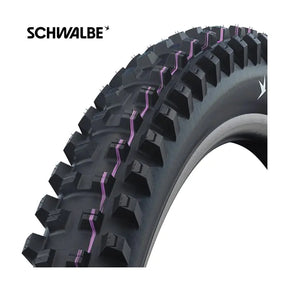 Schwalbe shredda front - tlr - addix ultra soft - gravity pro - radial - 29x2,50 - sort