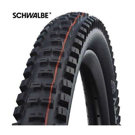 Schwalbe foldedæk big betty super trail addix soft 27,5 x 2,80 70-584 mm - sort