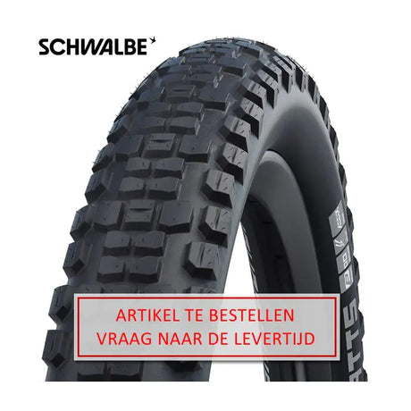 Schwalbe foldedæk johnny watts dd raceguard 27,5 x 2,80 70-584 mm - sort