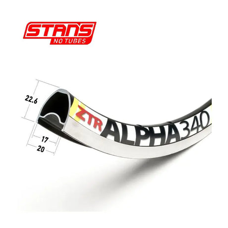 Stans notubes fælg alpha 340 24h ny snt