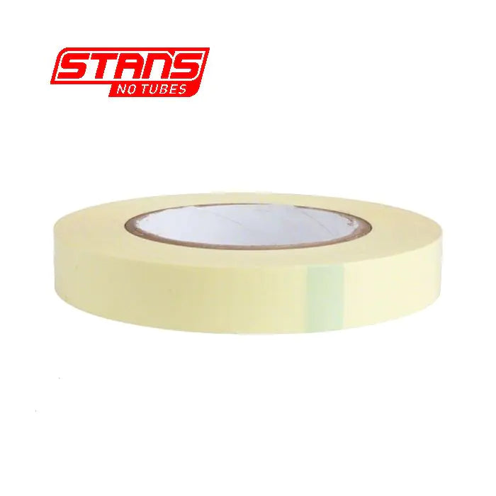Stans notubes fælgtape gul tape 21 mm bred værkstedsrulle 54 meter (60yd) as0004