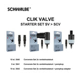 Schwalbe ventil clik ventil ventil clik ventil startsæt sv