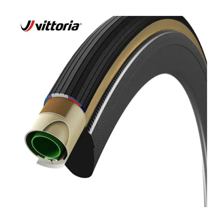 Vittoria rør 25-622 corsa kontrol med grafen g+ sort-transparent