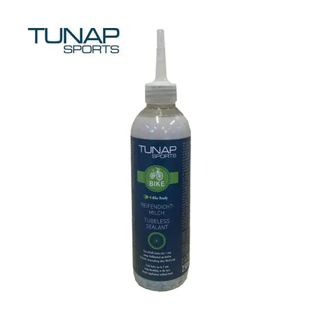 Tunap sports tubeless tætningsmiddel anti-punktur væske 250 ml (pakke = 12 stk)