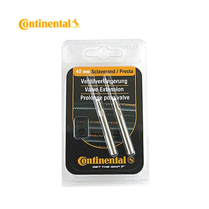 Continental ventilforlængere 40 mm aluminium (2 stk.) 0140032