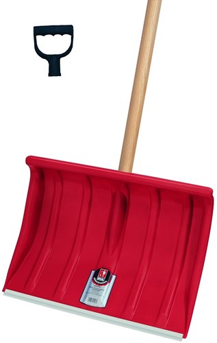 Idealspaten-bredt sneeuwschuiver kunststof 40 cm + d.st. - 40400040 - 40400040