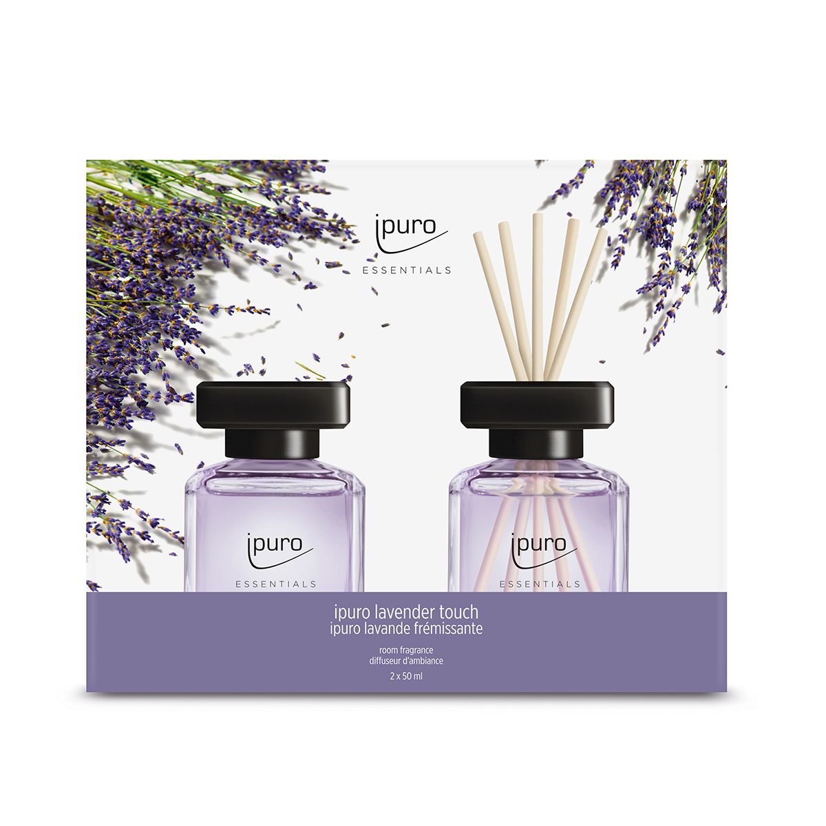 Ipuro duft diffuser lavendel touch 2 x 50 ml