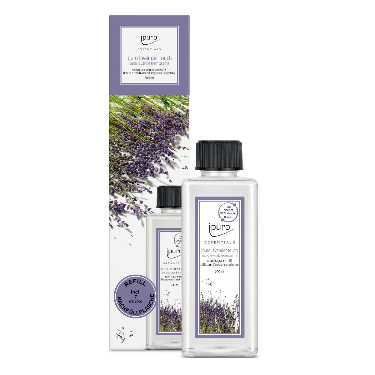 Ipuro duft diffuser refill lavendel touch 200ml