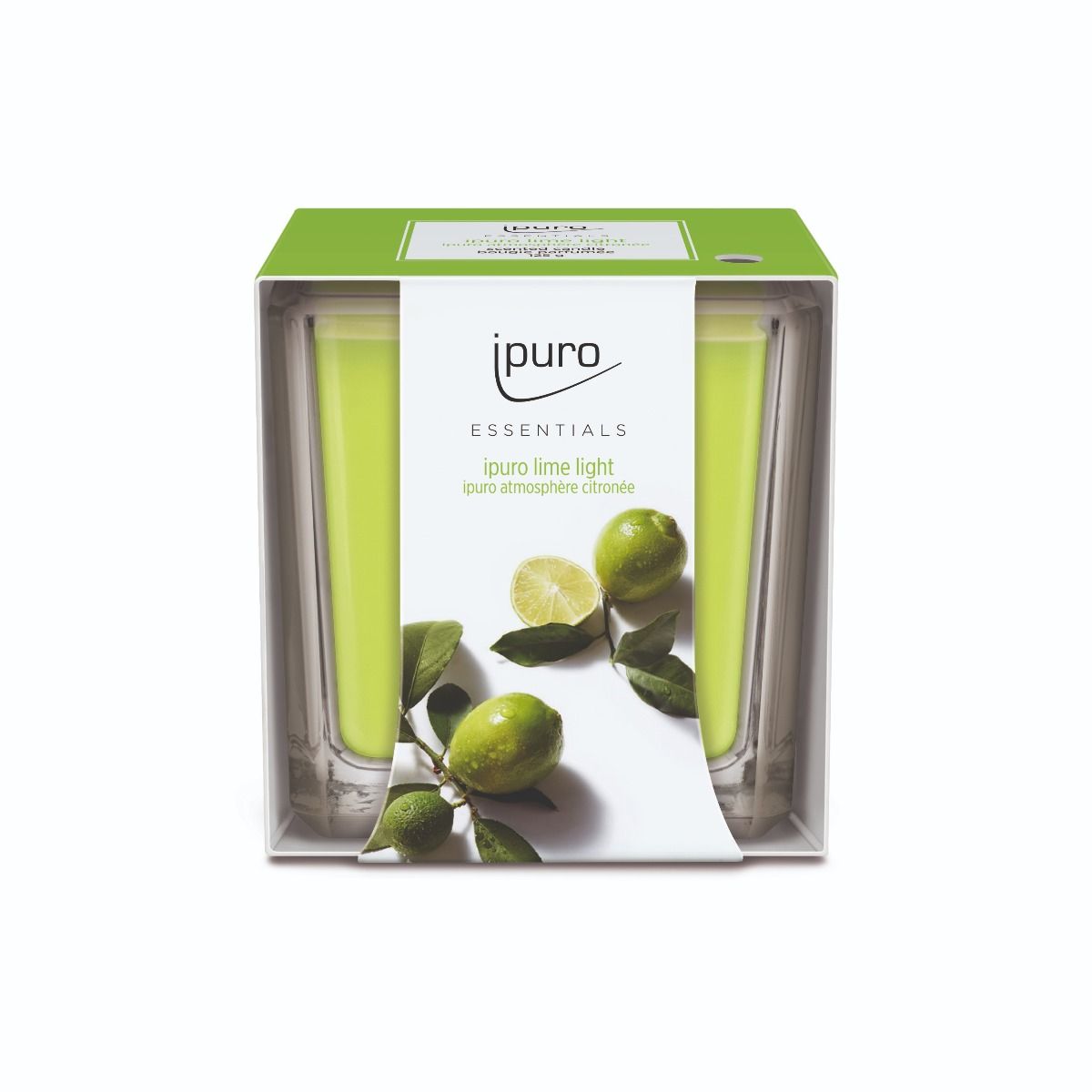 Ipuro duftlys lime lys 125gr.