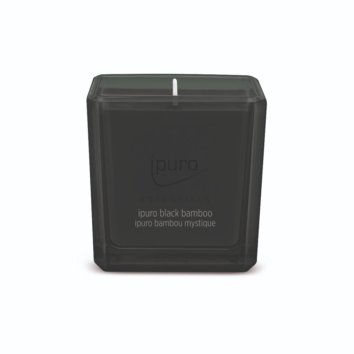 Ipuro duftlys sort bambus 125gr.