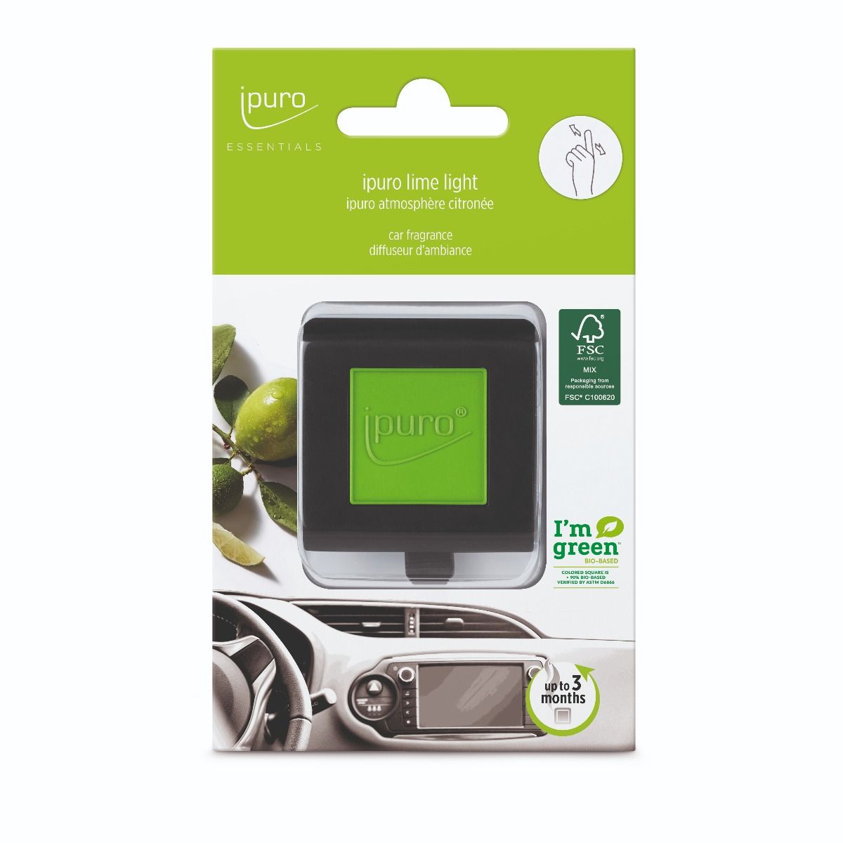 Ipuro car line lime lys
