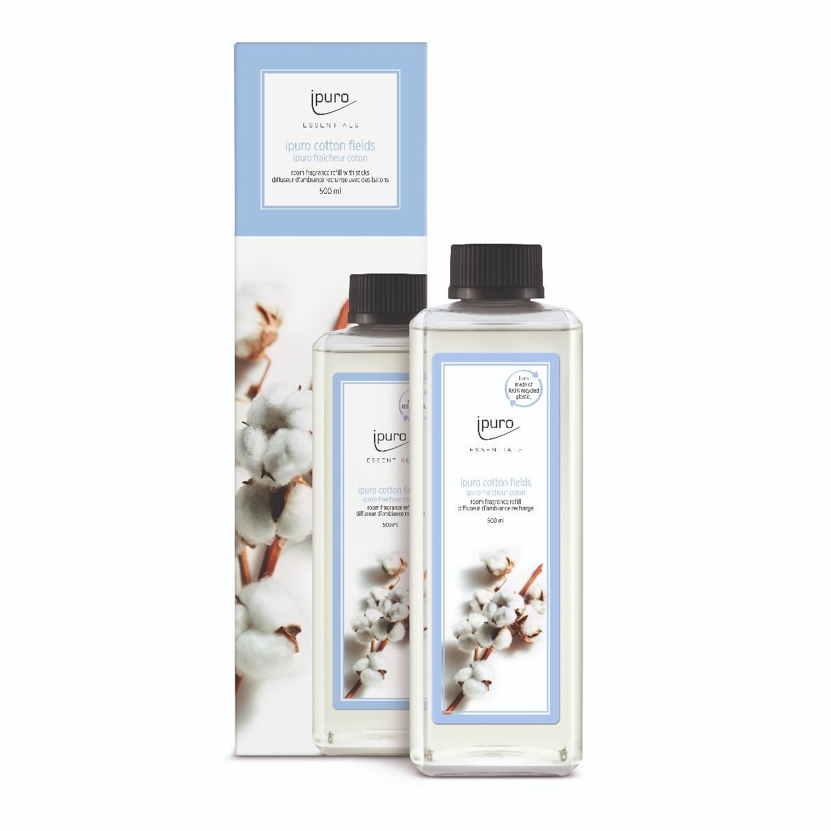 Ipuro duftspreder refill bomuldsfelter 500ml