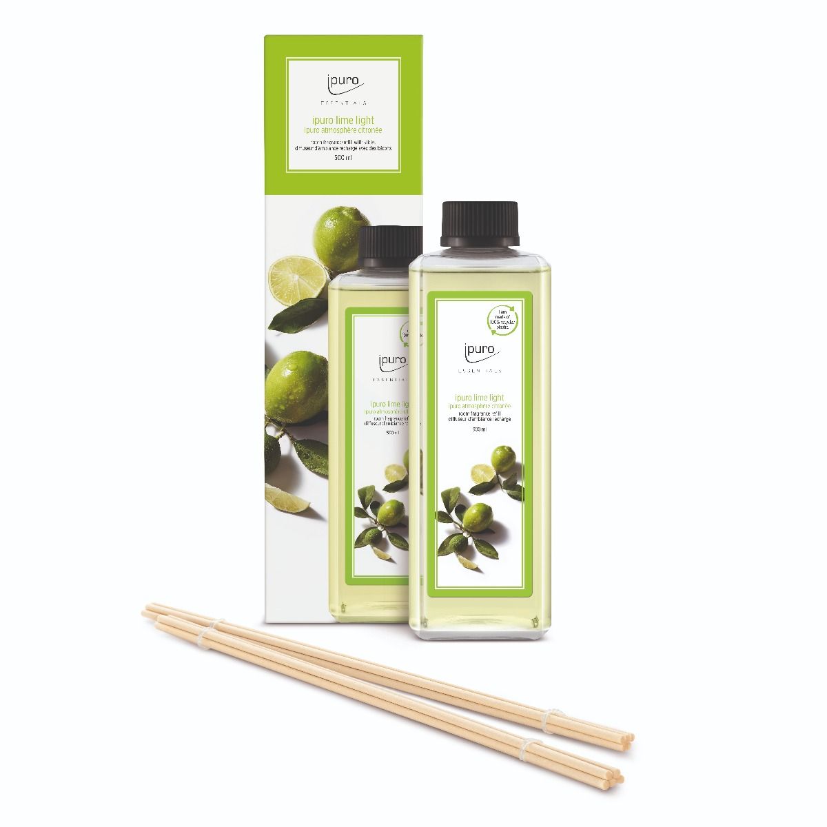 Ipuro duft diffuser refill lime light 500ml