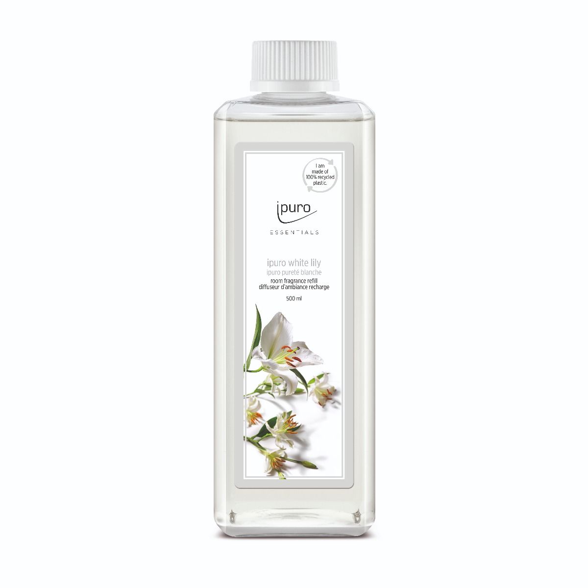 Ipuro duft diffuser refill hvid lilje 500ml