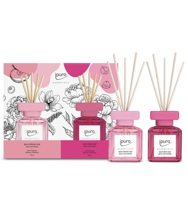 Ipuro duft diffuser intens rose dark rose 2 x 50ml