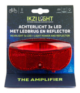 Ikzilight baglysbatteri på 3xled 50 mm på kortet