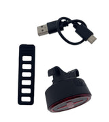 Buzaglo ikzilight baglygte mr x med 4014 LED, USB genopladelig