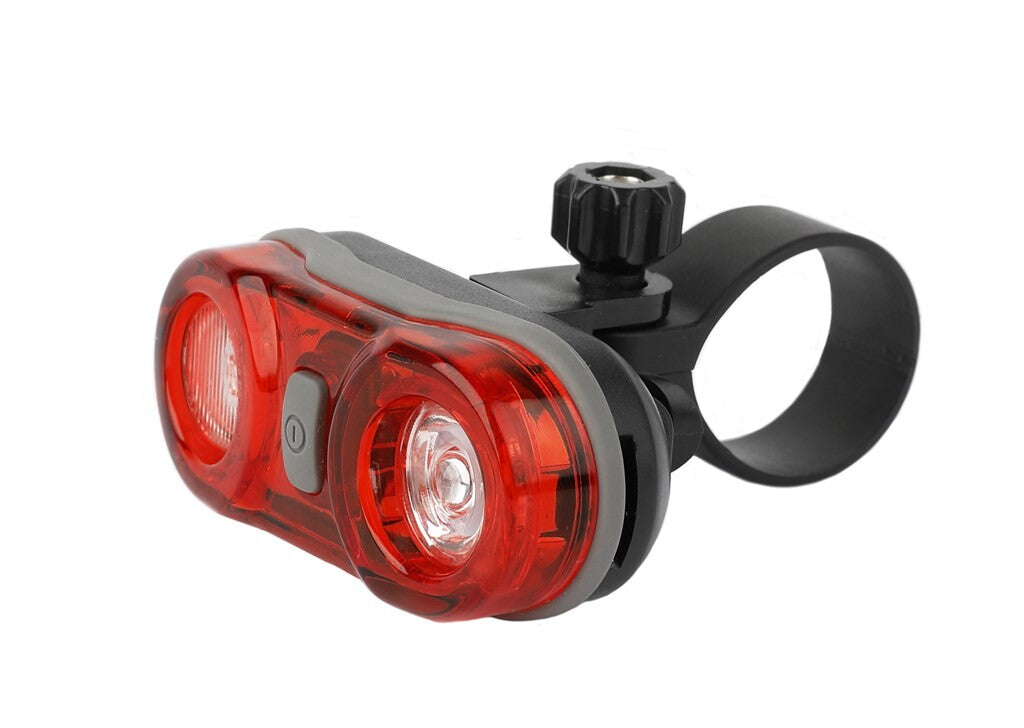Ikzi lys baglygte blink 2xLED, rød