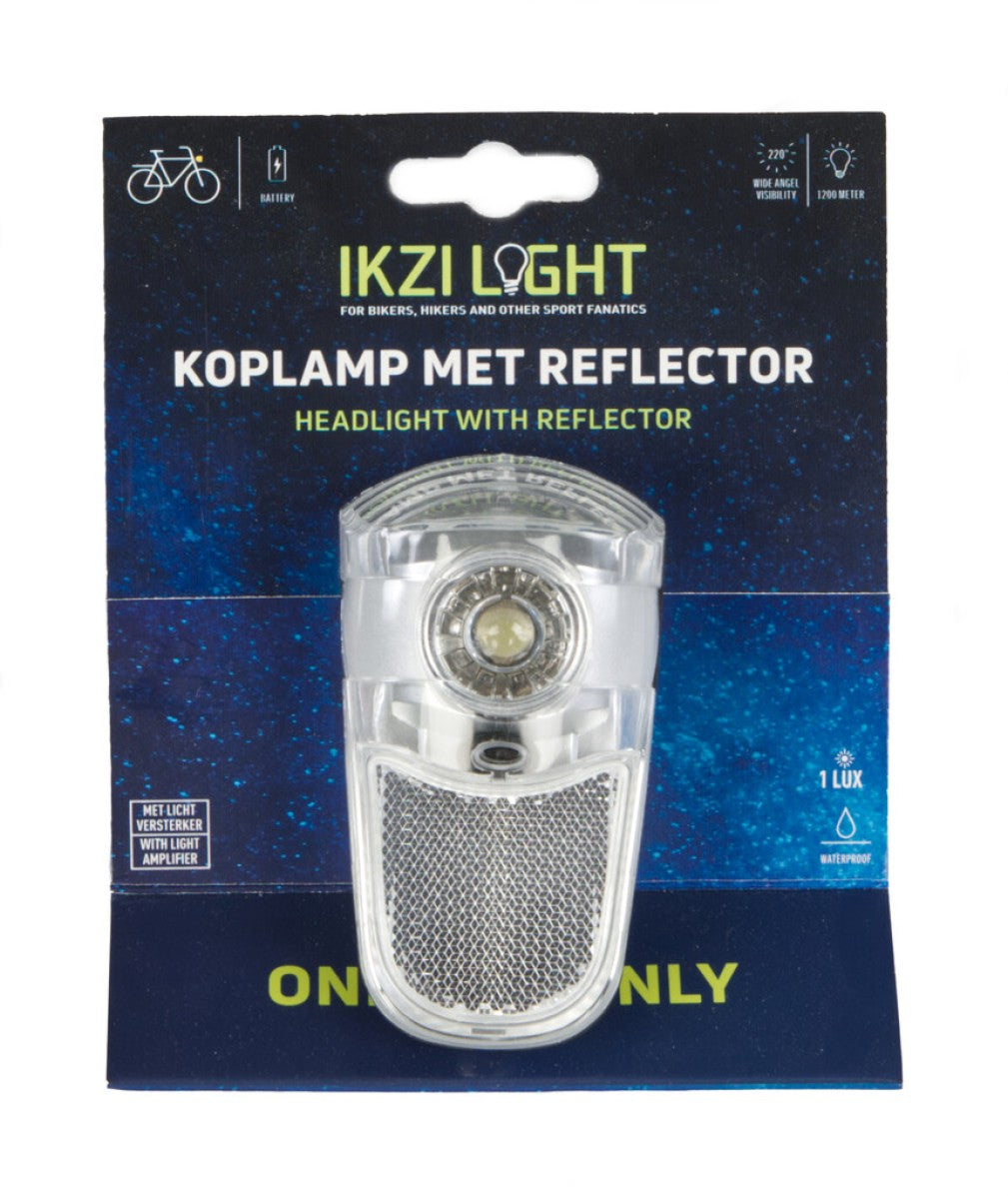 Ikzi lys forlygte et øje kun 1w LED, på kronebolt