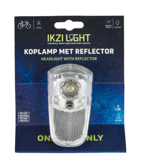 Ikzi lys forlygte et øje kun 1w LED, på kronebolt