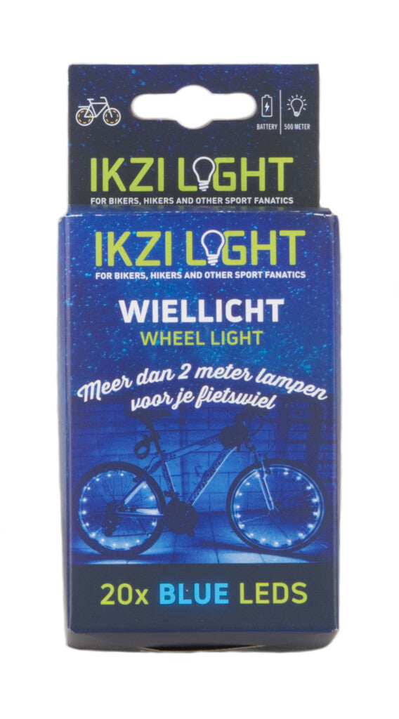Hjulbelysning Ikzi til 2 hjul - blå LED'er