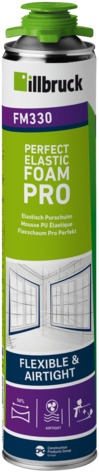 Illbruck fm330 perfekt elastisk skum pro | elastisk pur skum | 880ml - fm330399612