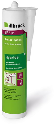 Illbruck sp501 glassæt hvid 310 ml rør - sp501502548