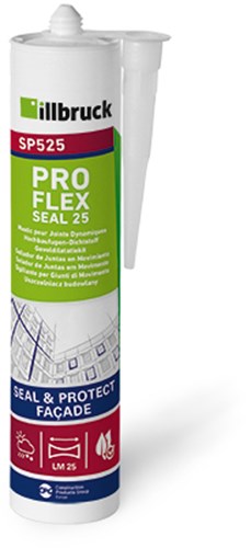 Illbruck sp525 proflex 25 betongrå 310ml patron - sp525378724