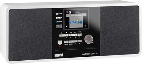 Imperial Dabman i200 CD multifunktionel radio DAB+ FM Internet Bluetooth hvid - 22-237-00