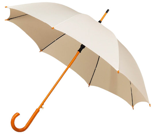 Impliva bryllupsparaplu automatisk 102 cm polyester hvid