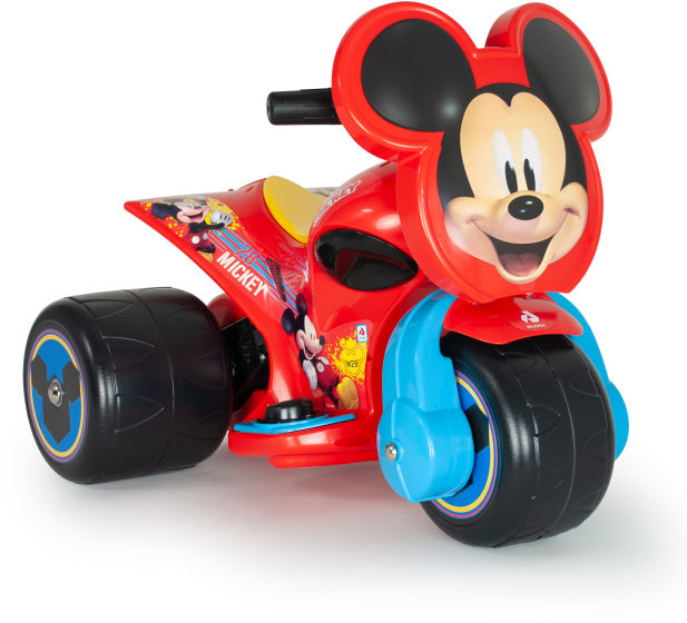 Injusa Mickey Mouse Samurai Trimoto Battery Vehicle 6V Rød