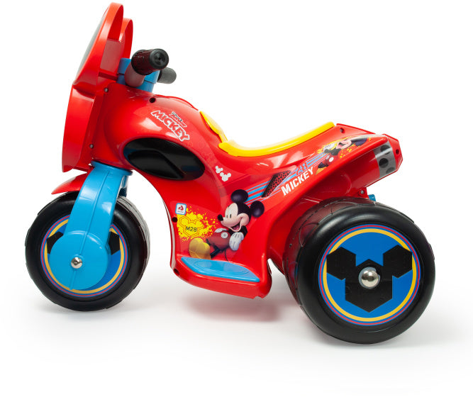 Injusa Mickey Mouse Samurai Trimoto Battery Vehicle 6V Rød