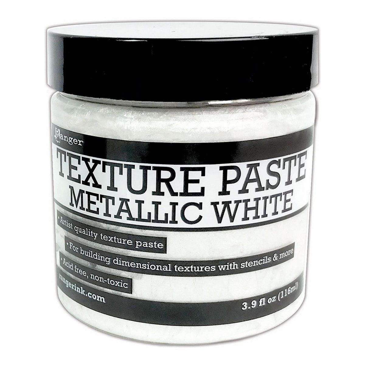 Ranger ink ranger • teksturpasta metallic hvid