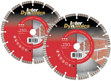 Interdynamics inter dynamics beton premium actieset | 125 x 22,23mm - 130125