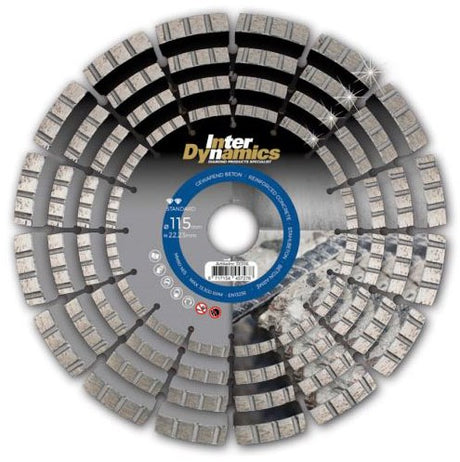 Interdynamics inter dynamics diamantzaag beton premium | 125 x 22,23 mm - 310125