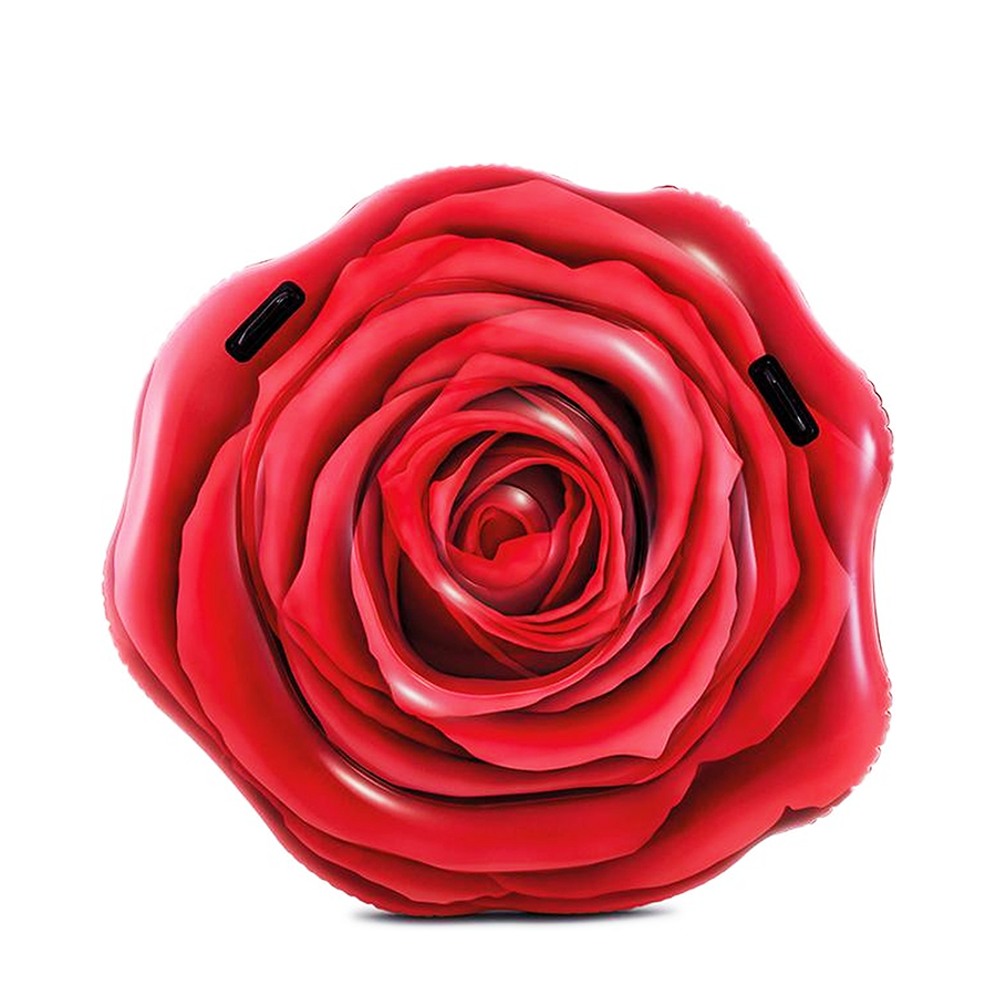 Rød rose luft madras