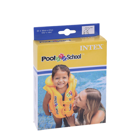 Intex zwemvest geel 50x47cm