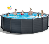 Intex Swimming Pool Graphite Panel 478 x 124 cm