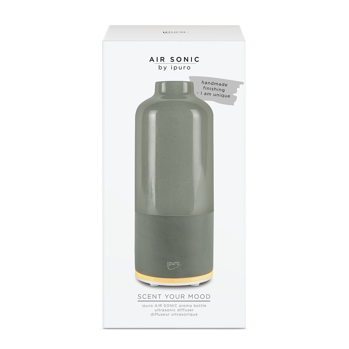 Ipuro air sonic aroma flaske grå grøn